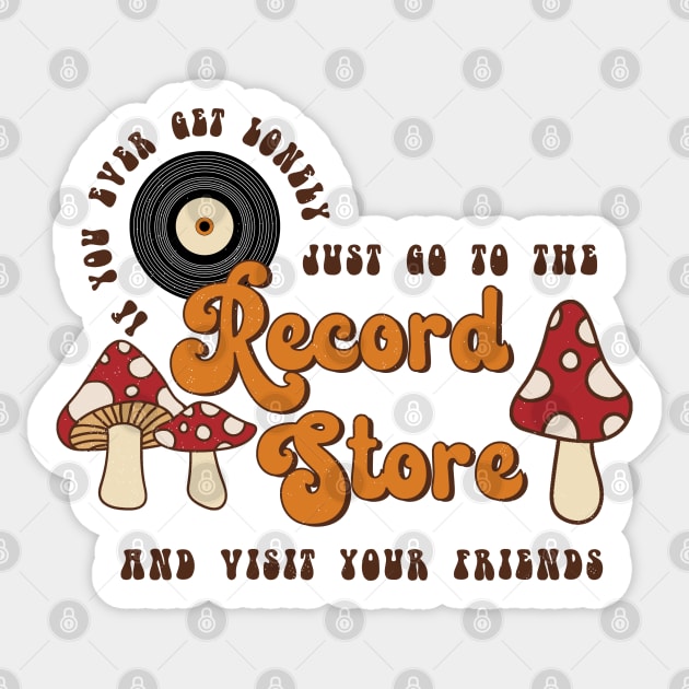 Record Store Sticker by Totally Major